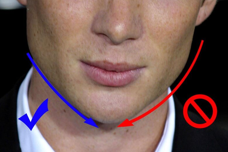 Gesichtsform bestimmen - Kieferpartie von Cillian Murphy