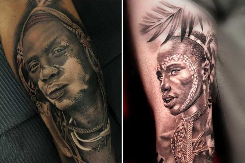 Afrikanische Tattoos und wofür sie stehen