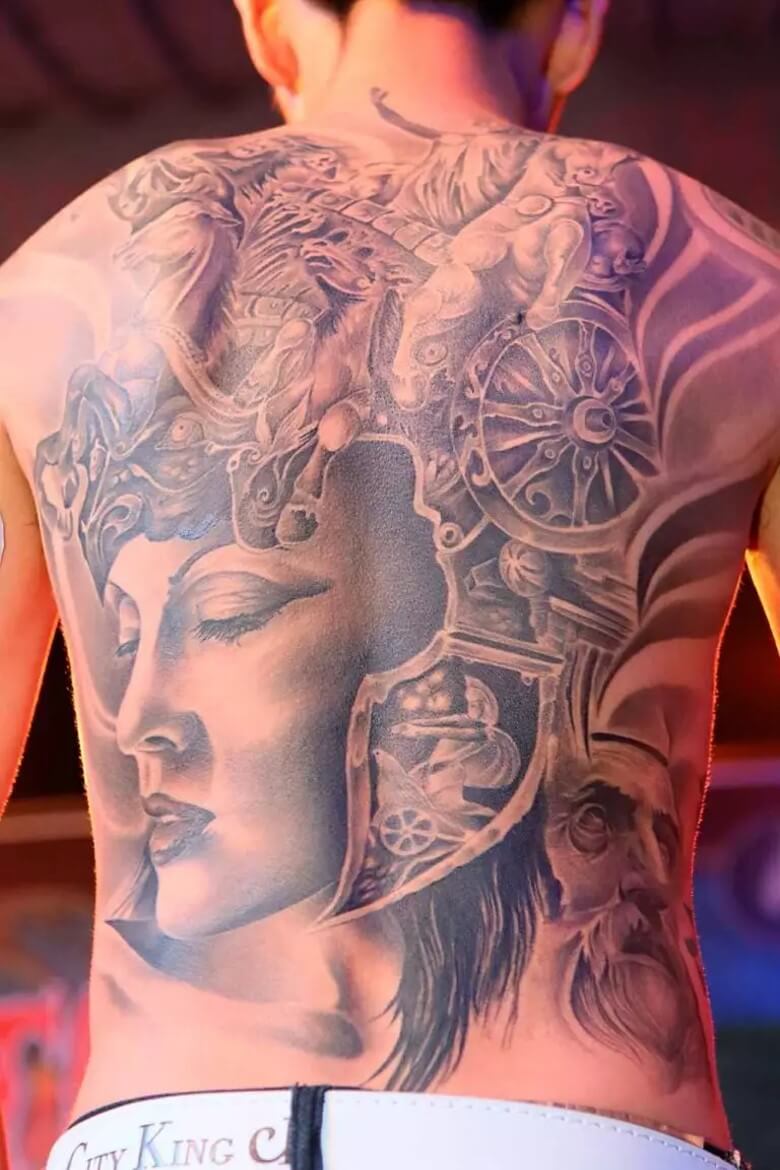 Griechische Mythologie als Tattoomotiv