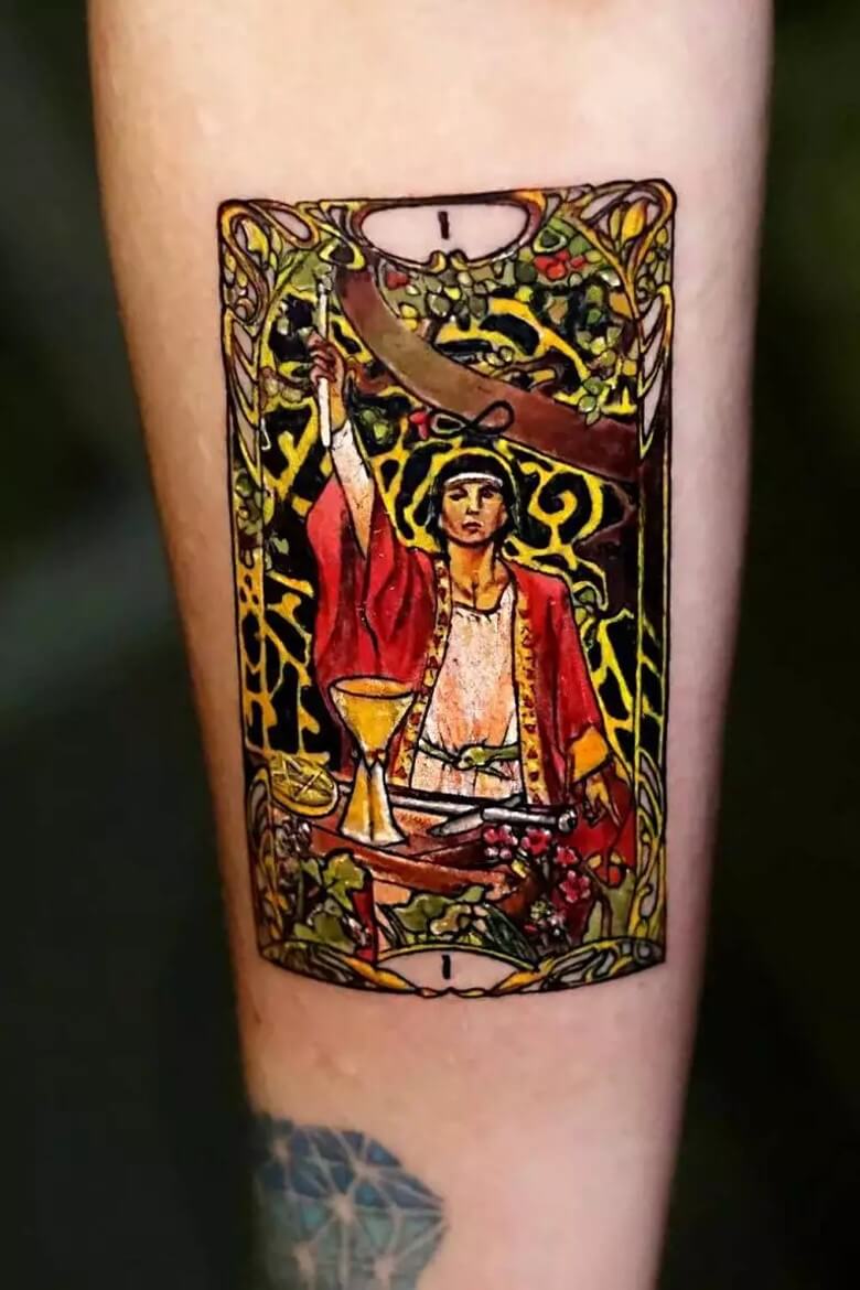 Tarotkarten als Tattoo-Motiv