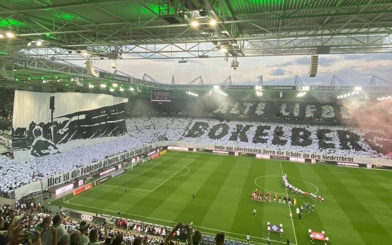 Das Fußballstadion von Mönchengladbach